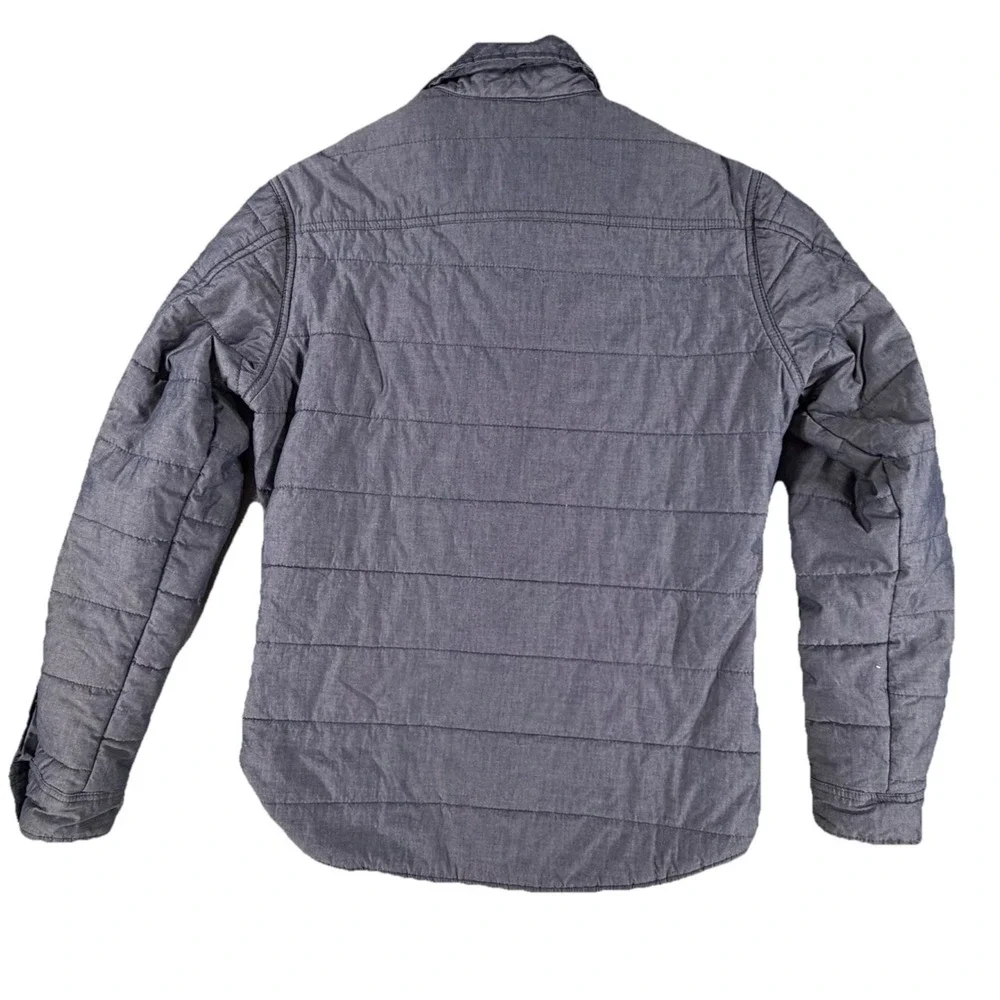 Sperry Quilted Mens S Shirt‎ Jacket Shacket Chambray Button Up Gorpcore Hiking